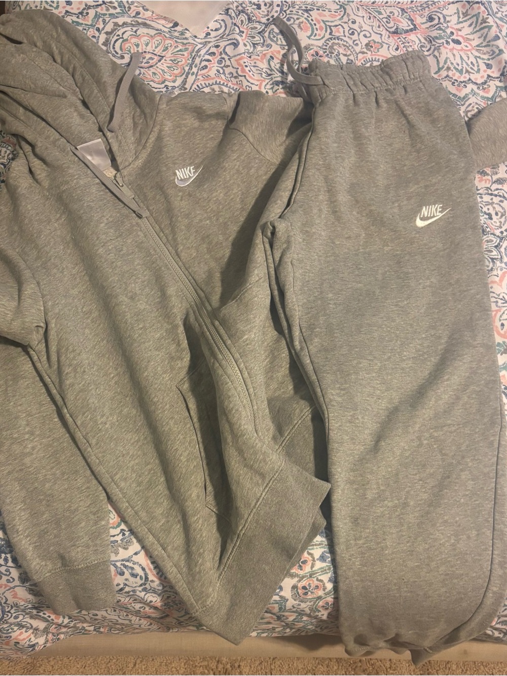 Nike Womens Jogger Sweatpants - Gray